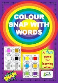 The Aim Of This Colour Snap Game Is To Teach The Recognition Of Basic Colours With The Help Of The Written Words I Esl Teaching Resources Words Learning Colors
