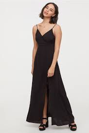 V Neck Maxi Dress Black Ladies H M Us 2 Black Maxi Dress Maxi Dress Long Dress