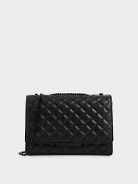 If you are in malaysia, do visit other platforms or zalora.com for free returns and exchanges no matter the condition. Ultra Matte Black Quilted Chain Strap Shoulder Bag Charles Keith My