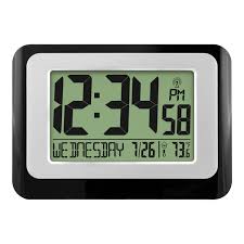 A simple digital clock user can change background picture starts when windows starts (starts minimized) show or hide second 24 hour or am / pm mode. Buy Digital Atomic Calendar Clock With Indoor Temperature Online In Turkey 42286869