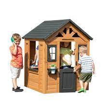 Maybe you would like to learn more about one of these? Backyard Discovery 3 5 X 3 9 Indoor Outdoor Cedar Playhouse With Kitchen Reviews Wayfair