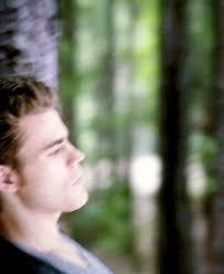 Can you talk about the scene in the woods where Elena says to Stefan  “You're the one who's getting me through this, no matter...