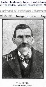 Thomas Jefferson “Jeff” Cupit (1855-1934)