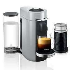 The nespresso vertuo machine itself has a narrow profile and looks quite sleek, especially in a black finish. Vertuoplus Grey Bundle New Vertuo Espresso Machine Nespresso Usa