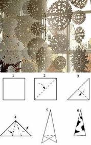 Schneeflocken Aus Papier Ausschneiden Anleitung Schneeflocken Basteln Weihnachtsdeko Fenster Basteln Weihnachtsstern Basteln