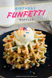 Funfetti Waffles Recipe Grubbbbbbb Waffles Breakfast Breakfast Recipes