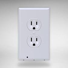 The Snap Power Guidelight Is A Night Light That Is Built In To An Outlet Plate How It Works Is The Plate Has A Small Led Night Light Night Light Night Lamps
