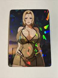 💗Naruto Tsunade Hentai Sexy Goddess Waifu Anime Doujin Card HY05 