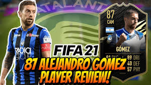Alejandro darío gómez (born 15 february 1988), known as papu gómez, is an argentine professional footballer who plays as a forward, winger or as an attacking midfielder for italian club atalanta, where he is team captain, and the argentina national football team. Fifa 21 Ultimate Team 87 Alejandro Gomez Player Review Youtube