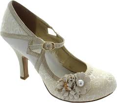 Ruby Shoo Yasmin Women S Cream Ankle Buckle High Heel Bridal Wedding Shoes Heels Bridal Wedding Shoes Wedding Shoes