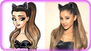 How To Draw Ariana Grande Manga Drawing Tutorial Fun2draw How To Draw Anime People Easy Youtube