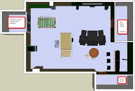 In architecture and building engineering, a floor plan, or floorplan, is a diagram, usually to scale, showing the relationships between rooms, spaces and other physical features at one level of a structure. Smart Idea Basement Layout Ideas With Stairs In Middle