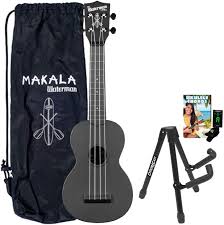 Bohemian wall decor uke tuner chords. Kala Waterman Matte Black Soprano Ukulele With Stand Clip On Tuner Bag Lesson Chord Guide Walmart Com Walmart Com