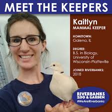 Kaitlyn cares for the Animal Ambassadors like 🐍snakes, 🦔 hedgehogs, 🐢  turtles, millipedes, doves, and many more! Let's get to know Kaitlyn a  little more: 🌎What's one thing you wish our guests