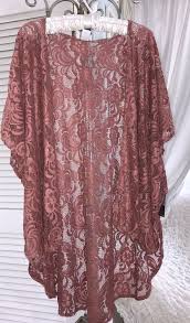 переделка одежды из старой в новую в стиле бохо New L Xl 1x Rust Red Orange Lace Boho Jacket Duster Wrap Kimono Tmg Cardigan Anyoccasion Vestidos Macacao Feminino Longo Mangas Compridas