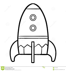 Nave Espacial Para Colorear