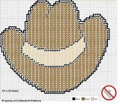 Cowboy Hat Wall Hanging Plastic Canvas Ornaments Plastic Canvas Crafts Plastic Canvas Patterns