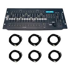 Chauvet Dj Obey70 Obey 70 Light Fog Lighting Controller 6 10 Ft Dmx Cables Target