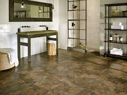 Armstrong Luxury Vinyl Tile Flooring Lvt Slate Look Dark Brown Bathroo Luxury Vinyl Tile Armstrong Vinyl Plank Flooring Rustic Bathroom Designs