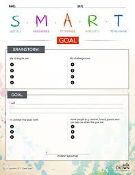 Smart Goals For Students Classcrown Blog Smart Goals Worksheet Goals Worksheet Smart Goals Template