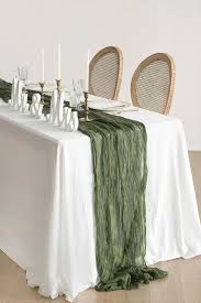 Wholesale Tr019 White Gauze Table Runner Grade 50 Cheesecloth Cheesecloth  Custom Centerpieses Cheesecloth Wedding Table Runner From M.Alibaba.Com