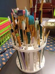 Doing this diy makeup brush holder will clear up your vanity and make your makeup area more attractive to others who use the bathroom. Art With Mr E Dollar Tree Brush Holder