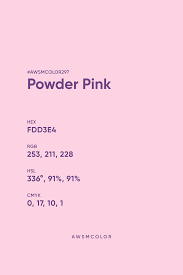 Awsmcolor Powder Pink Color Inspiration Color Purple Color Code