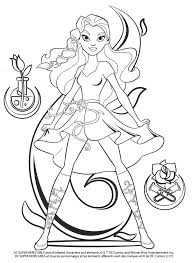 Giant colouring pages feature 18 giant pages filled with all your dc superhero girls for you to colour. Dc Super Hero Girls Coloring Pages Coloring Home