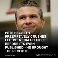 Pete Hegseth Preemptively Crushes Leftist Media Hit Piece Before It's Even  Published