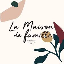 La Maison De Famille Hand Lettering With Abstract Shapes Lettering Ink Type Floral Colour Autumn Simpl Graphic Design Branding Identity Design Logo Lettering