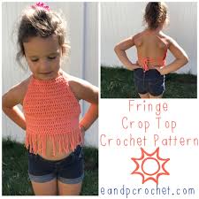 Check spelling or type a new query. Pattern Crochet Fringe Crop Top Evelyn And Peter Crochet