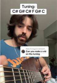 Learn How to Tune Your Guitar with C# G# C# F G# C