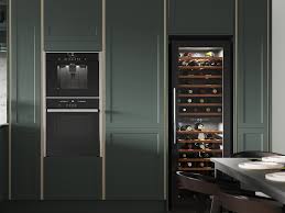 Full size wine fridge in kitchen. Wine Coolers Benchmarx Kitchens Joinery
