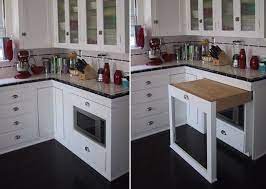 You can find dozens of rolling cabinet storage things, like this one, at home depot. This Would Be Great To Have In A Small Kitchen With Limited Counter Space Kitchen Remodel Design Kitchen Remodel Small Kitchen Interior