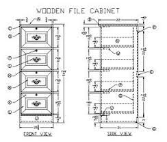 Click on the drawings to enlarge them! How To Build A File Cabinet Wooden File Cabinet Filing Cabinet Woodworking Plans Storage