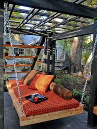 Buy products such as walnew outdoor patio round daybed with retractable canopy wicker furniture sectional seating with washable cushions. 15 Top Ideas For Outdoor Beds That Offer Pleasure Beautyharmonylife