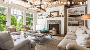 This rustic living room from ad has a beautiful bout of natural lighting that is the best accent of the entire room. 19 Ideas For Rustic Living Room That Will Inspire You 10 Must Haves