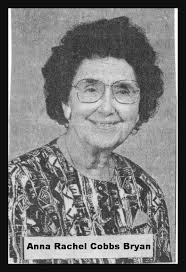 Rachel Anna Cobbs Bryan (1911-1994)