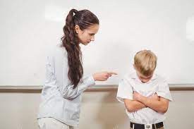 Teacher punishing the bold student — Stock Photo © Wavebreakmedia #84705302