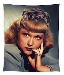 Joyce Compton, Vintage Actress Tapestry