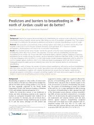 See more ideas about gramatică engleză, gramatică, vocabular. Pdf Predictors And Barriers To Breastfeeding In North Of Jordan Could We Do Better