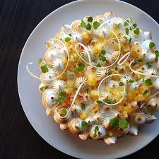 Passion Fruit And Pineapple Pastry Pastrychef Patisserie Dessertmasters Dessert Fine Dining Desserts Fruit Tart Sweet Recipes