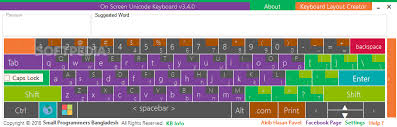 Avro keyboard is a free and open source graphical keyboard software developed by omicronlab for the microsoft windows, linux, macos, and several other software additionally adapted its phonetic layout for android and ios operating system. Download On Screen Bangla Keyboard 4 0 0