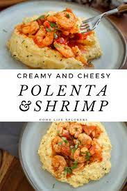 Cheesy Polenta And Mexican Shrimp Recipe Recipe Mexican Shrimp Recipes Seafood Dinner Shrimp And Polenta