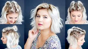 We're also loving how her blow. 4 Easy Short Hairstyles Tutorial Milabu Youtube