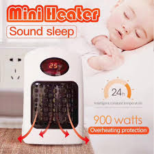This powerful ceramic heater heats up to 250 square feet of space. 900w Mini Electric Wall Outlet Space Heater Plug In Heating Fan Air Warmer Adjustable Built In Timer Buy At A Low Prices On Joom E Commerce Platform