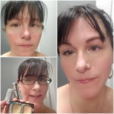 Can you please make my face look more fresh and shiny? I look tired because  of the long trip for the charity exhibition. Thank you so much.