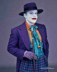 Batman Promo Shot Of Jack Nicholson Joker Costume Jack Nicholson Tim Burton Batman