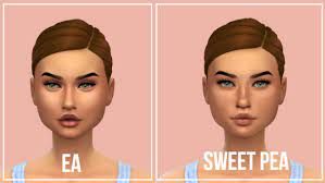 Sweet Pea Face Overlay Sims 4 The Sims 4 Skin Sims
