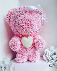 Rose Teddy Bear 17 8 Inch Forever Rose Teddy Bear Wedding Gifts Love Bear Flower Rose Bear Diy Crafts For Gifts Rose Flower Arrangements Forever Rose